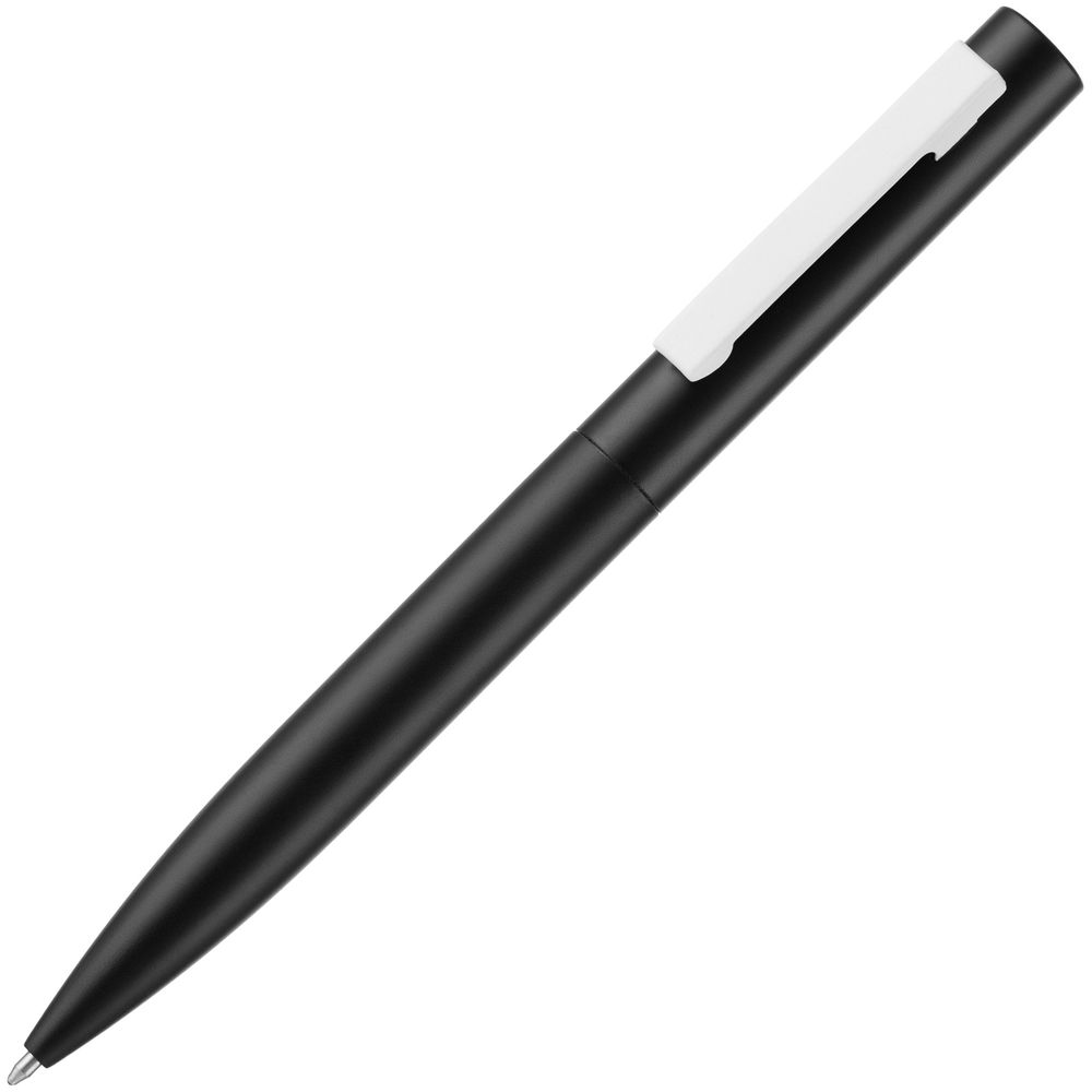 Ручка шариковая Inkolor, черная с белым Ручка шариковая Inkolor, черная с белым