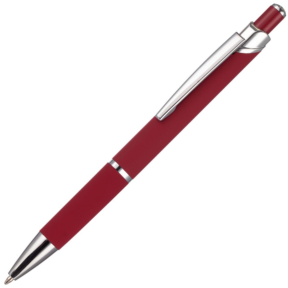 Ручка шариковая Chromos Soft Touch, красная Ручка шариковая Chromos Soft Touch, красная