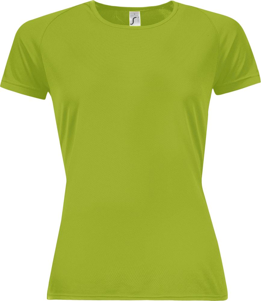 Футболка женская Sporty Women 140, зеленое яблоко Футболка женская Sporty Women 140, зеленое яблоко