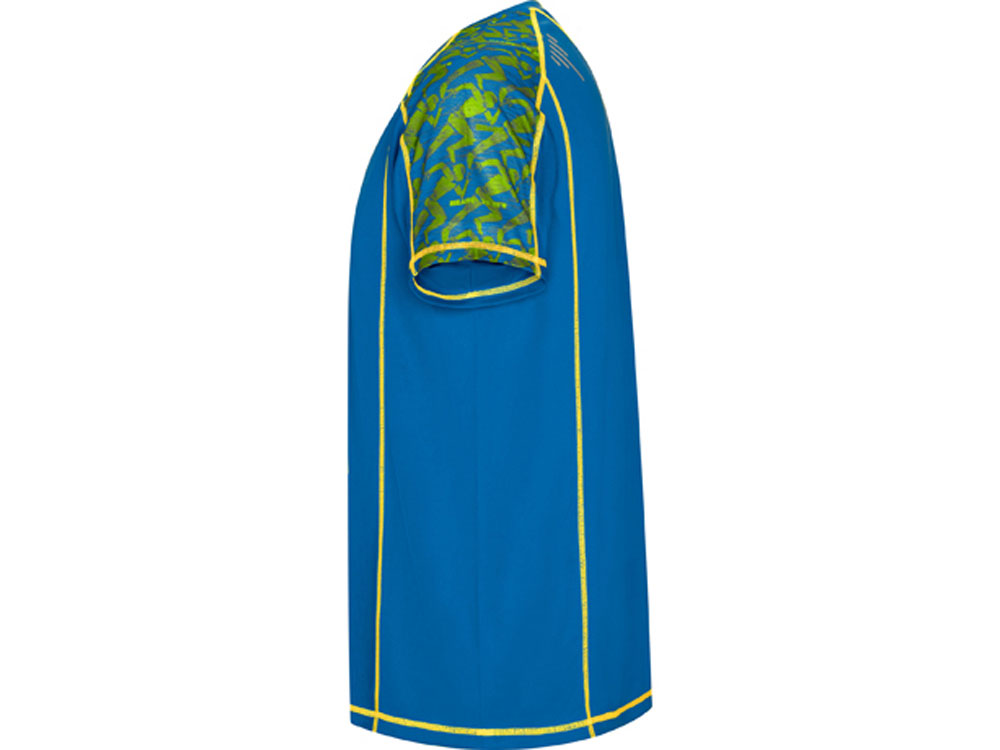 Спортивная футболка Sochi мужская, принтованный королевский синий