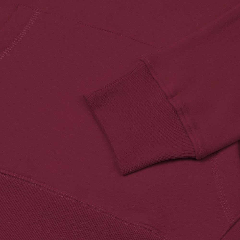 Толстовка с капюшоном унисекс Hoodie, бордовая Толстовка с капюшоном унисекс Hoodie, бордовая