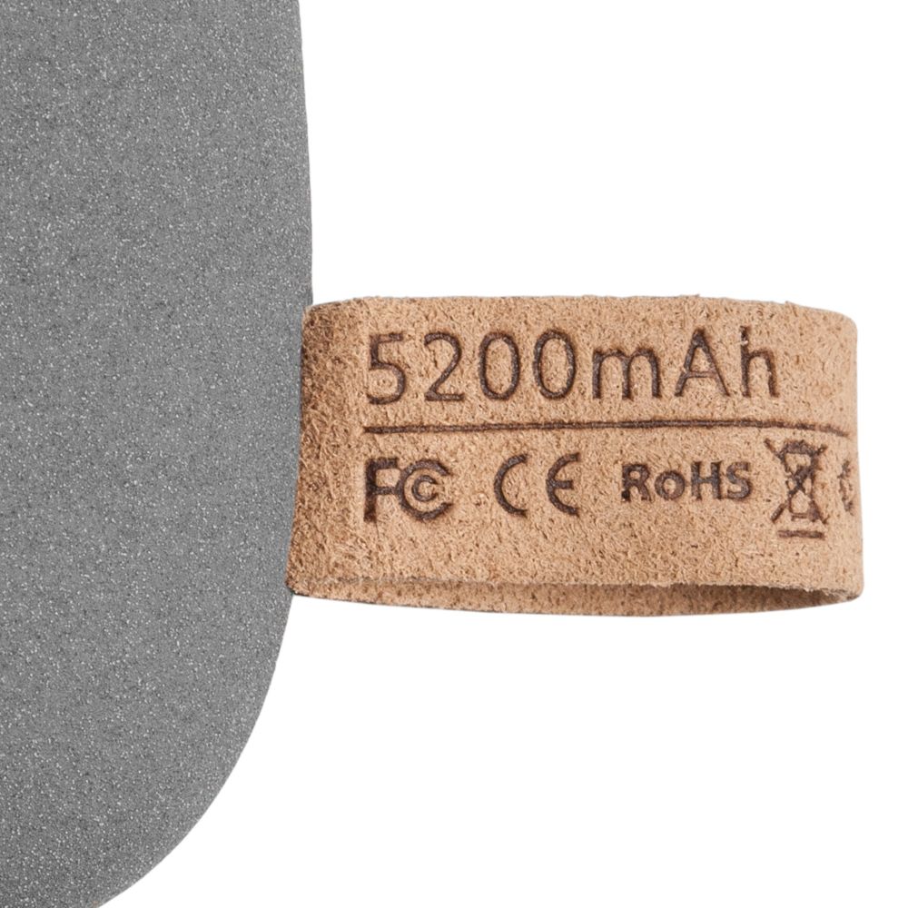 Внешний аккумулятор Pebble 5200 мАч, серый Внешний аккумулятор Pebble 5200 мАч, серый