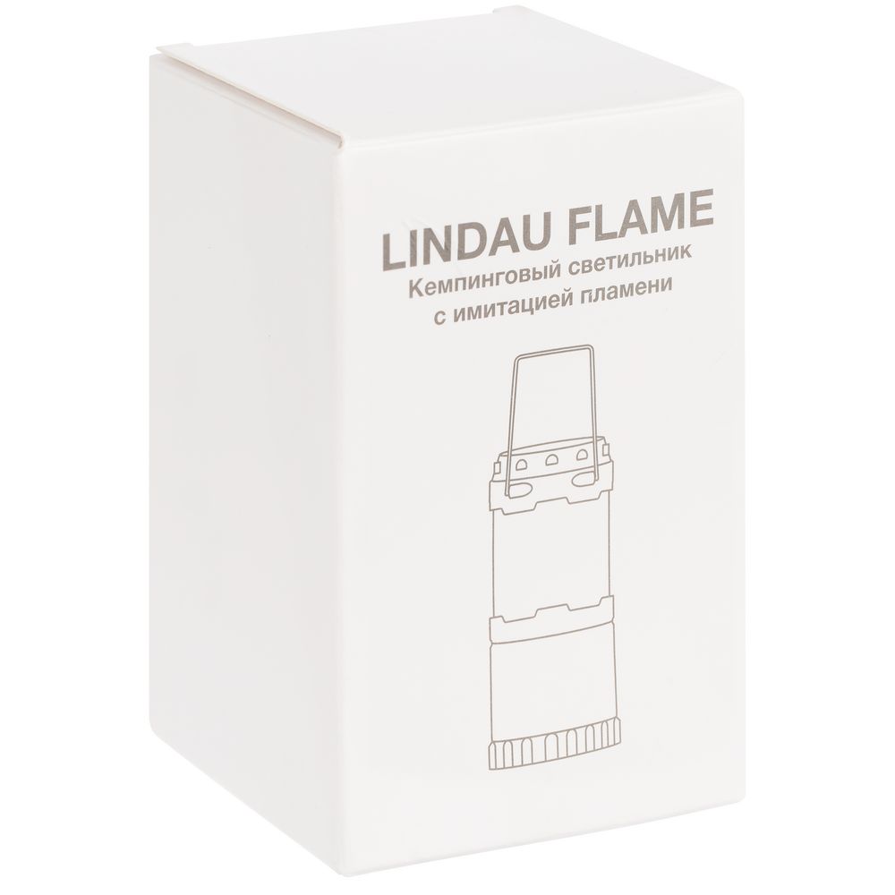 Кемпинговый фонарь с имитацией пламени Lindau Flame, черный Кемпинговый фонарь с имитацией пламени Lindau Flame, черный