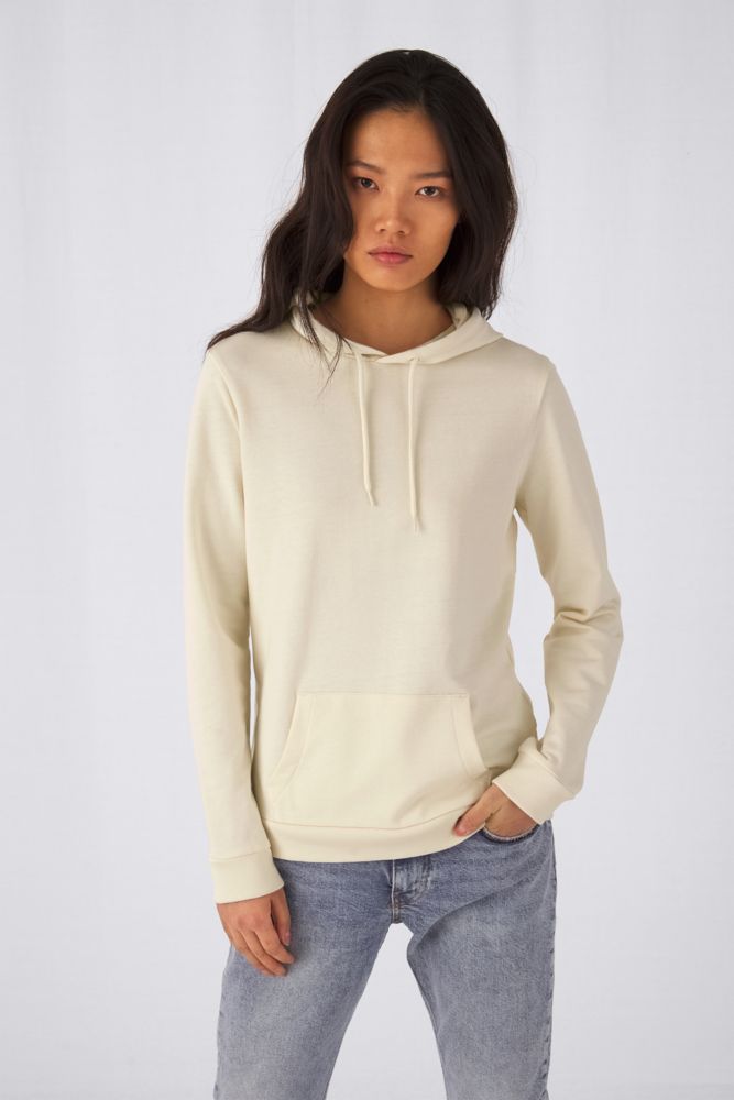 Толстовка с капюшоном женская Hoodie, белая Толстовка с капюшоном женская Hoodie, белая