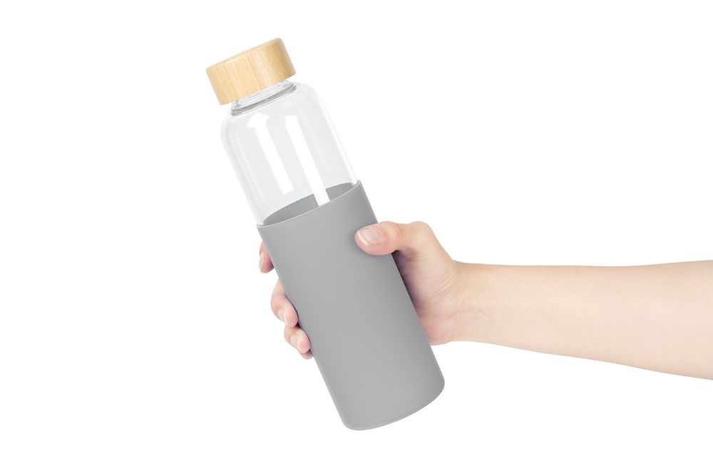 Бутылка для воды Onflow, серая Бутылка для воды Onflow, серая