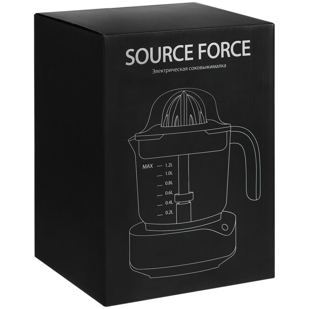 Электрическая соковыжималка для цитрусовых Source Force, серебристо-черная Электрическая соковыжималка для цитрусовых Source Force, серебристо-черная