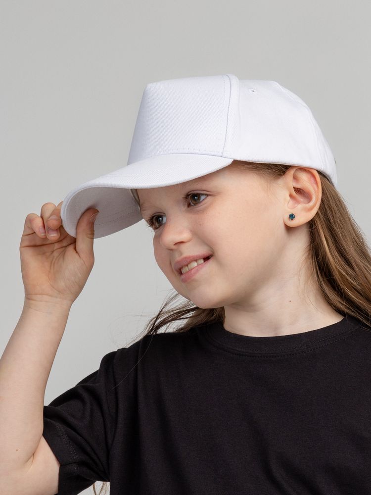 Бейсболка детская Standard Kids, белая Бейсболка детская Standard Kids, белая