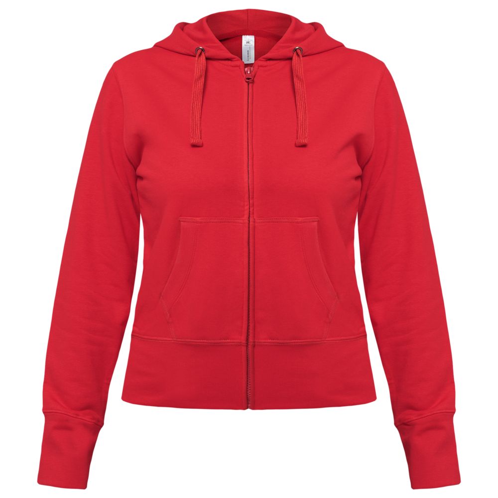 Толстовка женская Hooded Full Zip красная Толстовка женская Hooded Full Zip красная