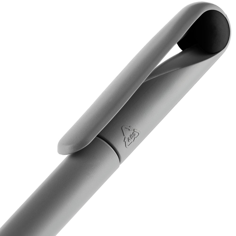 Ручка шариковая Prodir DS1 TMM Dot, серая с черным Ручка шариковая Prodir DS1 TMM Dot, серая с черным