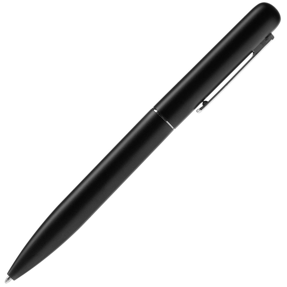 Ручка шариковая Scribo, матовая черная Ручка шариковая Scribo, матовая черная