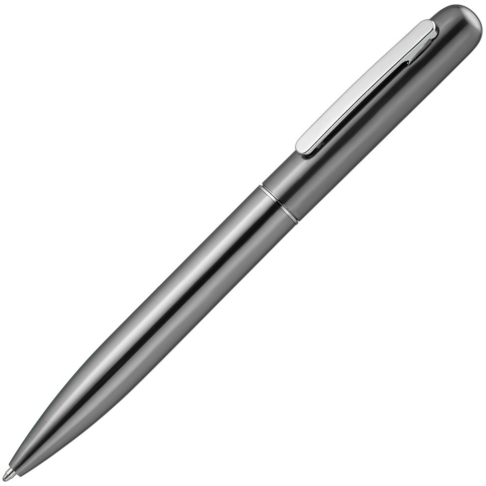 Ручка шариковая Scribo, серо-стальная Ручка шариковая Scribo, серо-стальная