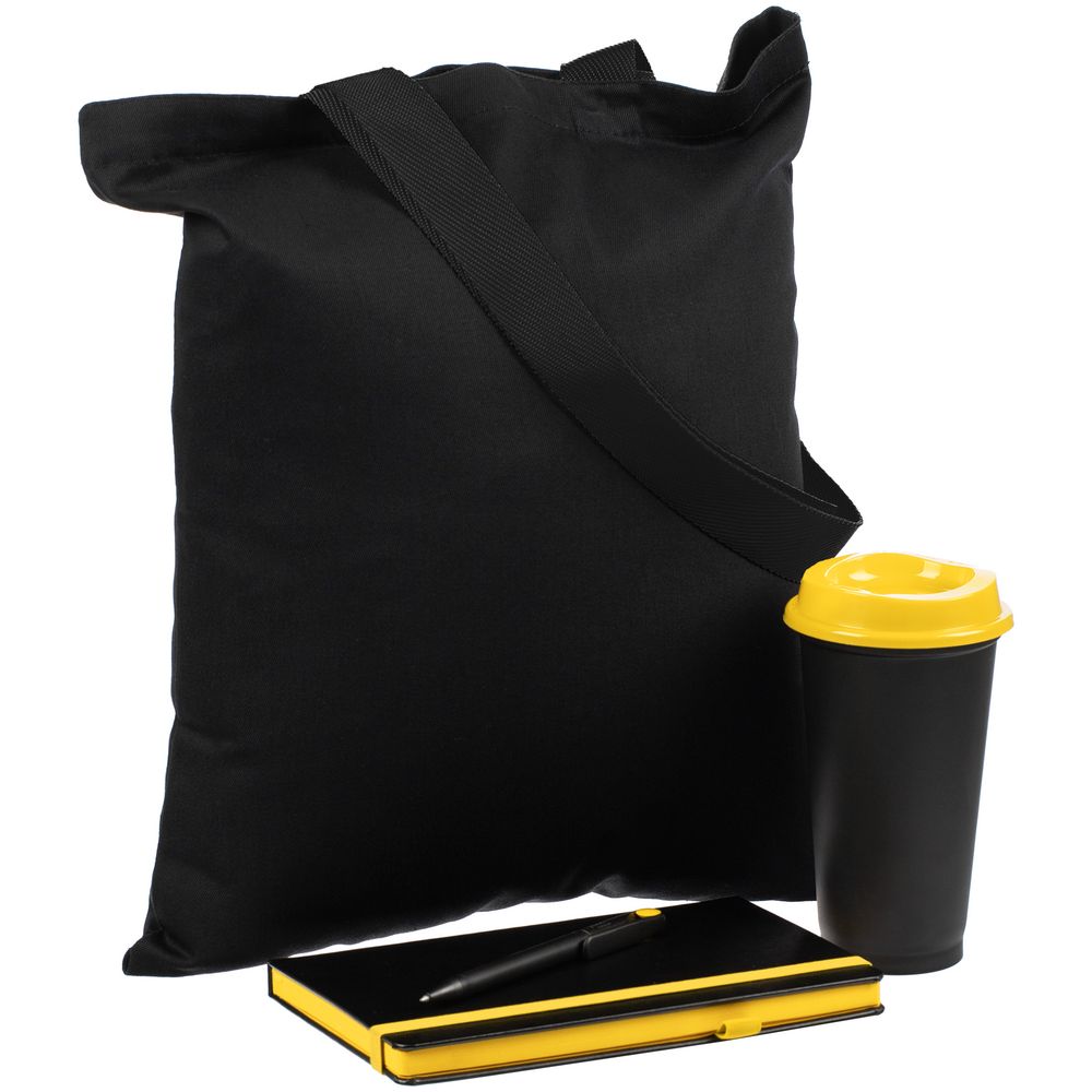 Набор Velours Bag, черный с желтым Набор Velours Bag, черный с желтым