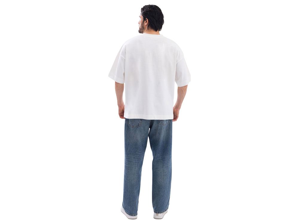 Футболка оверсайз Beta.01 унисекс, молочный