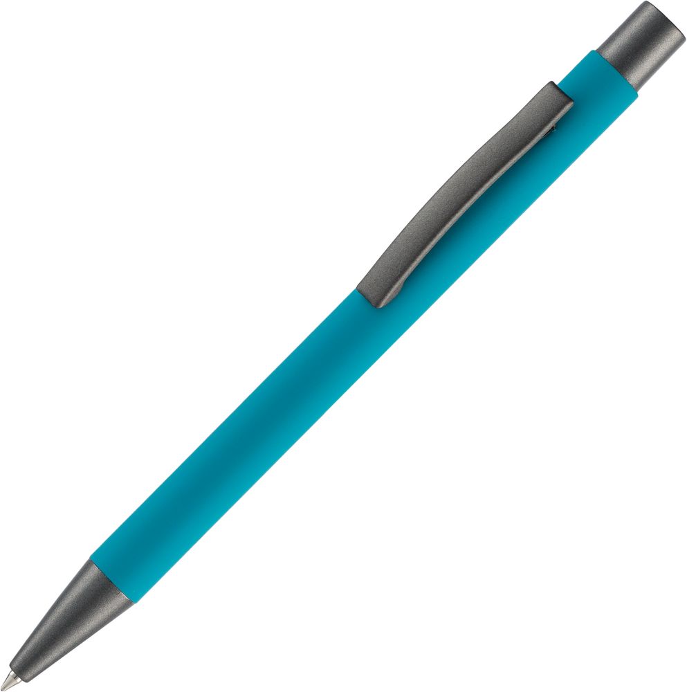 Ручка шариковая Atento Soft Touch, бирюзовая Ручка шариковая Atento Soft Touch, бирюзовая