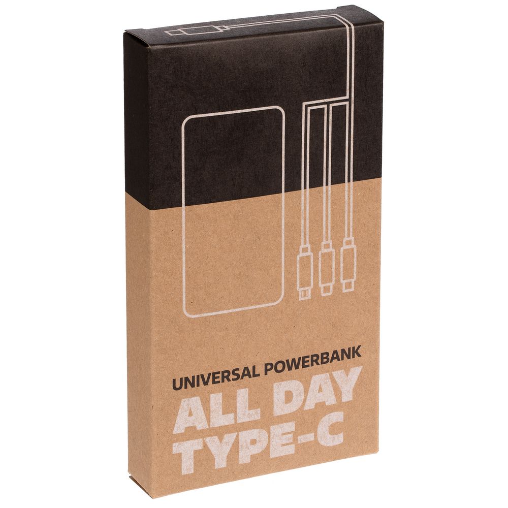 Аккумулятор Uniscend All Day Type-C 10000 мAч, оранжевый Аккумулятор Uniscend All Day Type-C 10000 мAч, оранжевый