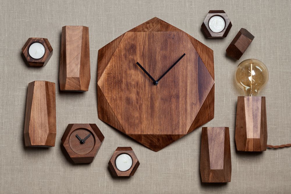 Часы настольные Wood Job Часы настольные Wood Job