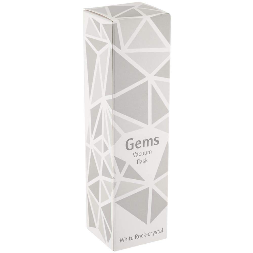 Термос Gems White Rock Сrystal, белый горный хрусталь Термос Gems White Rock Сrystal, белый горный хрусталь