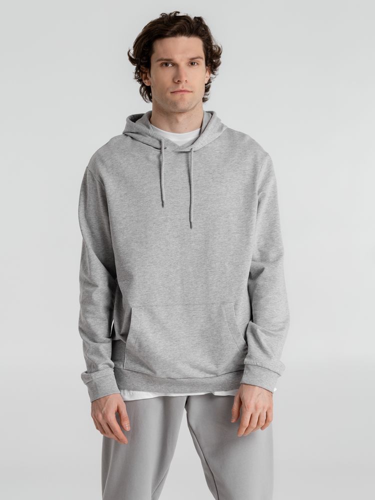 Толстовка с капюшоном унисекс Hoodie, серый меланж Толстовка с капюшоном унисекс Hoodie, серый меланж