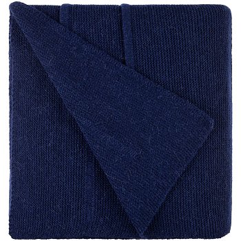 Плед Nessona Alpaca, темно-синий