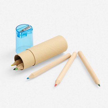 Набор карандашей Pencilvania Office с точилкой, синий