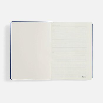 Ежедневник Urban Metal, недатированный, ярко-синий