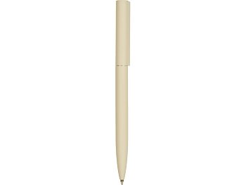 Шариковая металлическая ручка Minimalist софт-тач, бежевый