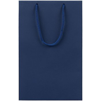 Пакет бумажный Porta S, вертикальный, темно-синий