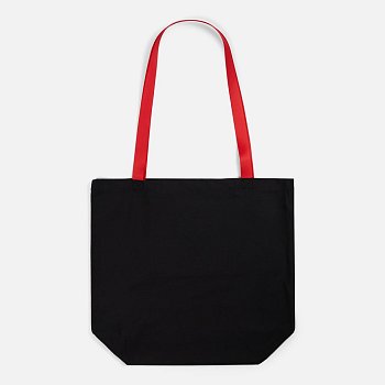 Шопер B5, черный с красными ручками