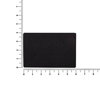 Наклейка тканевая Lunga, L, черная