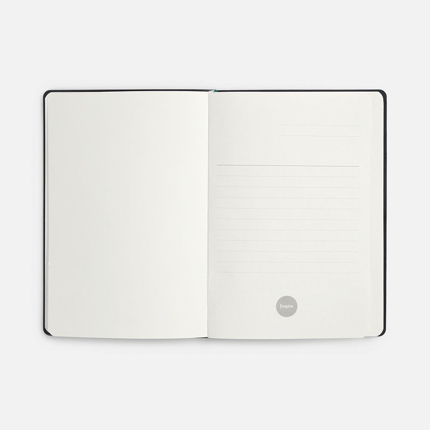 Блокнот Verso в клетку, зеленый, ver.2