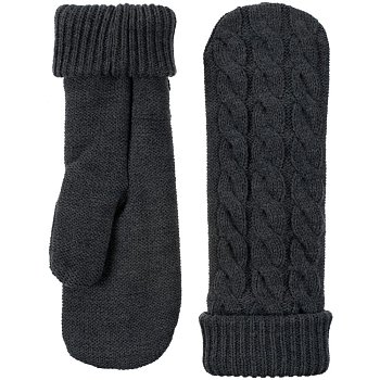 Варежки Heat Trick, темно-серый меланж