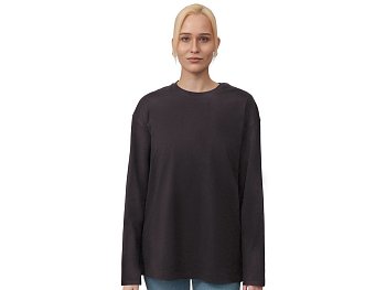 Лонгслив оверсайз Berlin унисекс, темно-серый