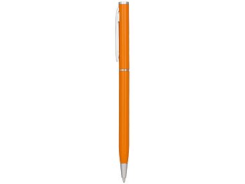 Ручка металлическая шариковая Slim, оранжевый