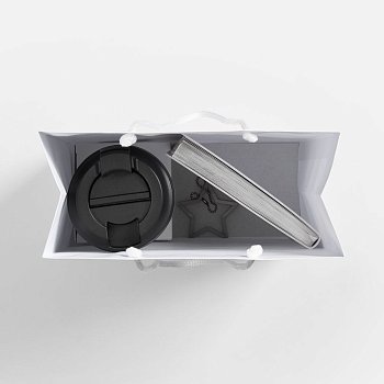 Набор Astrela, белый с серебристым