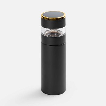 Смарт-бутылка с инфьюзером Thermory, черная
