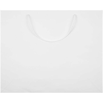 Пакет бумажный Plat L, белый