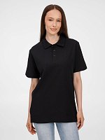 Рубашка поло унисекс Tervise, черная