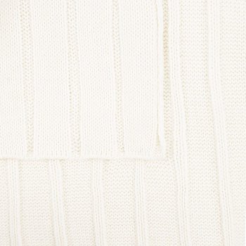 Плед Tressa, белый (молочный)