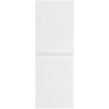 Блокнот Issa в клетку, белый