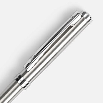 Ручка шариковая Delgado, серебристая