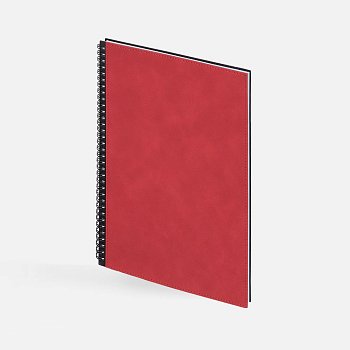 Ежедневник Notera Maxi, недатированный, красный