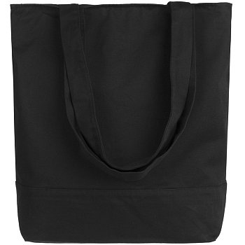 Сумка для покупок на молнии Shopaholic Zip, черная