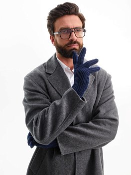 Перчатки Bernard, темно-синие