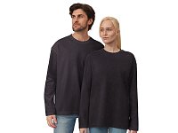 Лонгслив оверсайз Berlin унисекс, темно-серый