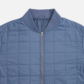 Куртка унисекс Warmbridge, синяя (джинс)