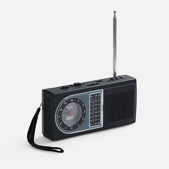 Bluetooth-колонка с радио Comradio, черная