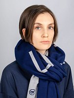 Шарф Bereg, серый с синим