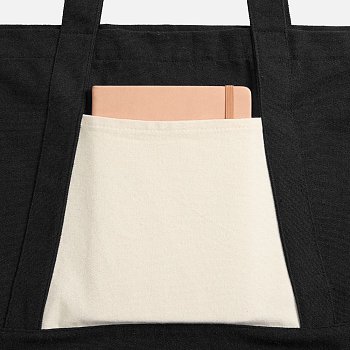 Шопер Shophop, черный с неокрашенным