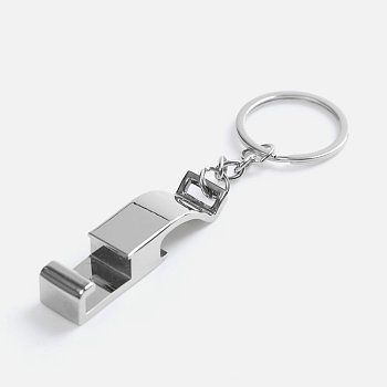 Брелок-подставка с открывалкой Virke, серебристый