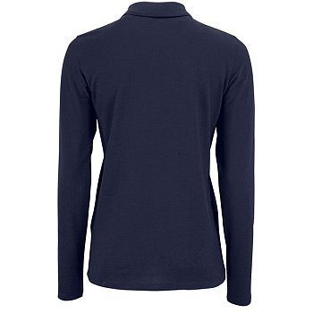 Рубашка поло женская с длинным рукавом Perfect LSL Women, темно-синяя